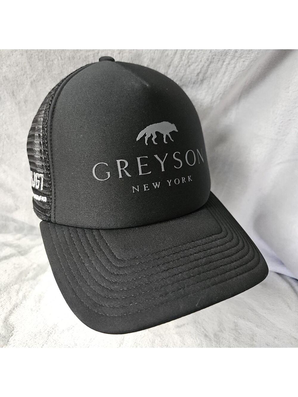 Greyson Golf Hat Baseball Cap Trucker Snapback HJGT Junior Golf Club Black Mesh